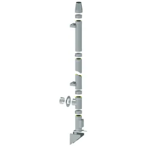 KOMINUS KOMIN IZOLOWANY ZE STALI ŻAROODPORNEJ O GRUBOŚCI 1,0 MM KZD SLIM FI 180 6,46 MB