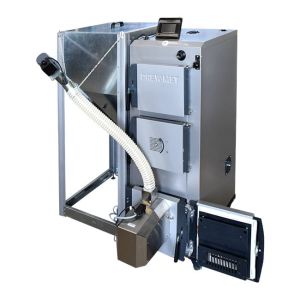 DREWMET UNI DREX DUO KOCIOŁ ZGAZOWUJĄCY DREWNO Z PALNIKIEM PELLETOWYM 9 KW