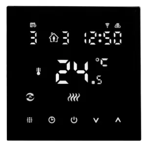 AURATON 2YA TYGODNIOWY PRZEWODOWY REGULATOR TEMPERATURY Z OPCJĄ STEROWANIA PRZEZ WIFI - CZARNY