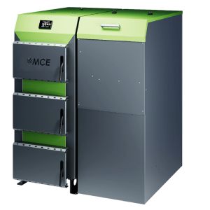 MCE V7 PLUS PELLET KOCIOŁ PELLETOWY 5 KLASY 38 KW - PODAJNIK PO PRAWEJ STRONIE