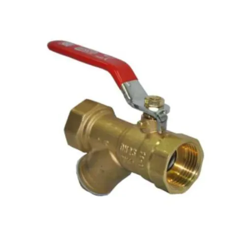 GOSHE ZAWÓR KULOWY WODNY DN15 1/2'' PN10 RĄCZKA Z FILTREM OSADNIKOWYM