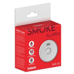 SAFEMI CZUJNIK DYMU SHS-05 NA BATERIĘ 9V