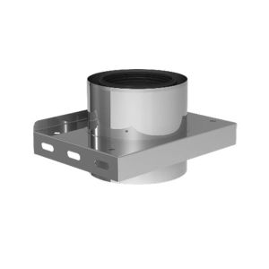 TERMET PŁYTA POŚREDNIA PP/STAL WYSOKI POŁYSK Ø80/Ø125 MM T 9000 04 05 34