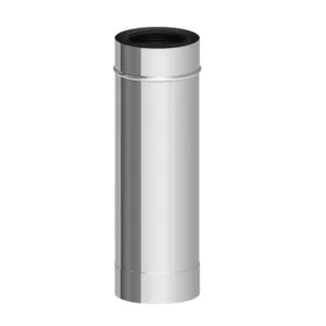 TERMET RURA PP/STAL WYSOKI POŁYSK 50 CM Ø80/Ø125 MM T 9000 04 05 38
