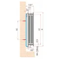 DIAMOND GRZEJNIK STALOWY TYP-22 500X500, ZASILANIE DOLNE, V-22-500X0500