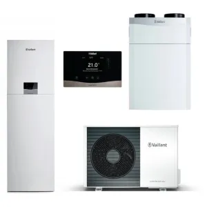 VAILLANT ZESTAW Z POMPĄ CIEPŁA AROTHERM SPLIT PLUS 3,5 KW - VWL 35/8.2 AS 230V + CENTRALA GRZEWCZA VWL 58/8.2 IS S5 + REGULATOR VRC 720 + REKUPERATOR VAR 260/4 8000035866