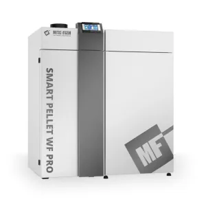 METAL-FACH SMART PELLET WF PRO KOCIOŁ PELLETOWY Z AUTOMATYCZNYM PODAJNIKIEM PO PRAWEJ STRONIE 20 KW - CZOPUCH DO GÓRY LUB DO TYŁU
