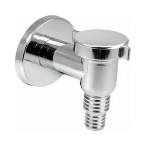 SYFON DO PRALKI NADTYNKOWY CHROM