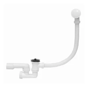 SYFON WANNOWY Z METALOWYM SITKIEM