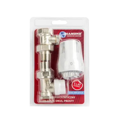 DIAMOND ZESTAW TERMOSTATYCZNY, EN215/PN-M-75002- DN15- F-P, PROSTY