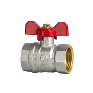 DIAMOND ZAWÓR KULOWY STANDARD Z MOTYLKIEM DN25 1" PN16 GW/GW