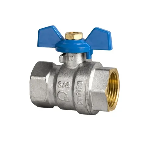 DIAMOND ZAWÓR KULOWY HISZPAN Z MOTYLKIEM DN15 1/2" PN30 GW/GW