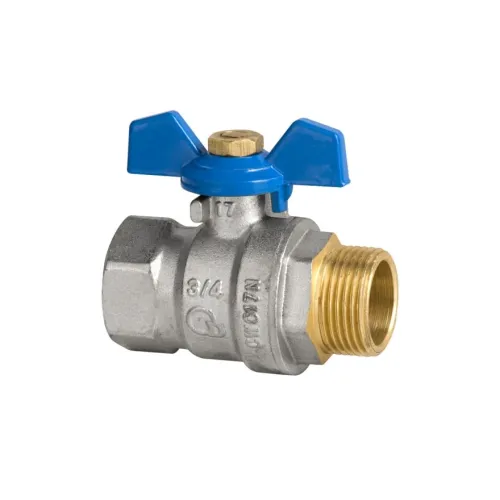 DIAMOND ZAWÓR KULOWY HISZPAN Z MOTYLKIEM DN15 1/2" PN30 GW/GZ