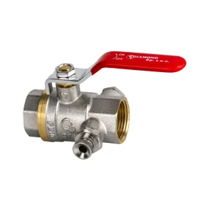 DIAMOND ZAWÓR KULOWY Z RĄCZKĄ I ODPOWIETRZNIKIEM DN15 1/2" PN16 GW/GW