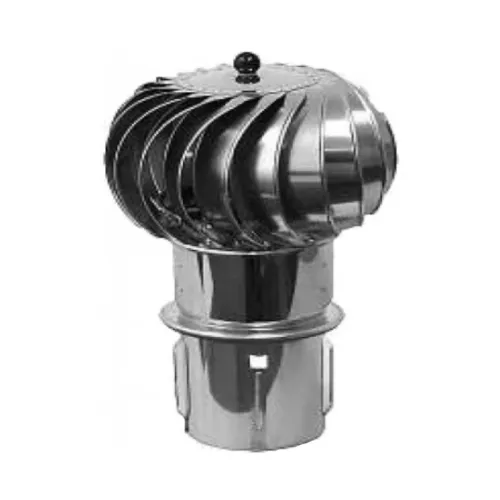 TURBOWENT TULIPAN STANDARD DO PUSTAKÓW TYPU P PODSTAWA WCISKANA TURBINA ALUMINIOWA DOLOT BL. OCYNKOWANA FI 150, TU150OCAL-PTU
