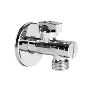 DIAMOND ZAWÓR KULOWY KĄTOWY Z FILTREM MINI, DŁAWICĄ I METALOWYM MOTYLKIEM CIĘŻKIM, 1/2"X1/2" PN10