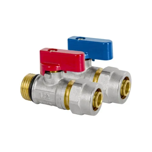 DIAMOND ZAWÓR KULOWY MINI Z DŁAWIKIEM 1/2"X16 PEX
