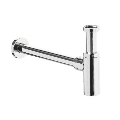 DIAMOND SPUST Z KORKIEM, Z OTW. PRZELEWU I SYFONEM DO UMYWALKI 1 1/4. MOSIĄDZ CHROM (PTP.006)