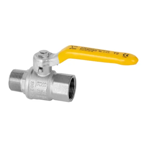 DIAMOND ZAWÓR KULOWY GAZOWY DN15 1/2" PN5 GW/GZ