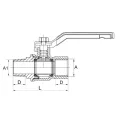 DIAMOND ZAWÓR KULOWY GAZOWY DN15 1/2" PN5 GW/GZ