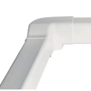 ARTIPLASTIC KOLANO PIONOWE PRAWE SZEROKOŚĆ 80 MM BIAŁY
