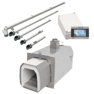 VENMA PALNIK PELLETOWY COMFORT R 400 Z OSPRZĘTEM, STEROWNIKIEM ST-976D I SYSTEMEM ODPOPIELANIA 150-400 KW
