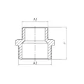 DIAMOND NYPEL REDUKCYJNY DN40-20 1 1/2-3/4" MOSIĄDZ