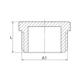 DIAMOND KOREK DN15 1/2" MOSIĄDZ