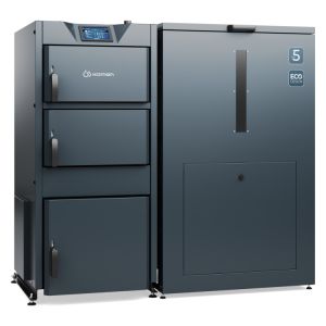 KAMEN KOMFORTPELL KOCIOŁ PELLETOWY O PODWYŻSZONYM DOFINANSOWANIU Z SAMOCZYSZCZĄCYM PALNIKIEM WRZUTOWYM 34 KW PRAWY
