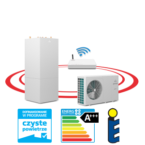 GALMET PRIMA  10GT SMART HOME SINUM 1FZ 10KW ZESTAW ALL IN ONE SG-000646S (monoblok; szafa hydrauliczna 160L; TECH SINUM)