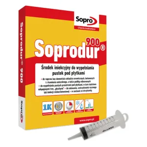 SOPRO ŚRODEK INIEKCYJNY DO WYPEŁNIANIA PUSTEK POD PŁYTKAMI SOPRODUR 900 0,5 KG