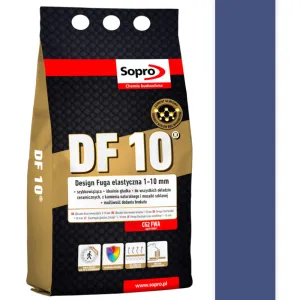 SOPRO DF 10 DESIGN CEMENTOWA FUGA ELASTYCZNA DO SPOIN 1 - 10 MM 2 KG - KOLOR ATRAMENTOWY NIEBIESKI 98
