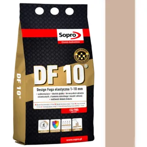 SOPRO DF 10 DESIGN CEMENTOWA FUGA ELASTYCZNA DO SPOIN 1 - 10 MM 2 KG - KOLOR BEŻ 32