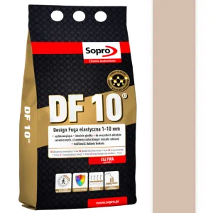SOPRO DF 10 DESIGN CEMENTOWA FUGA ELASTYCZNA DO SPOIN 1 - 10 MM 2 KG - KOLOR BEŻ BAHAMA 34