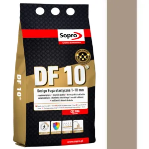 SOPRO DF 10 DESIGN CEMENTOWA FUGA ELASTYCZNA DO SPOIN 1 - 10 MM 2 KG - KOLOR BEŻ JURA 33