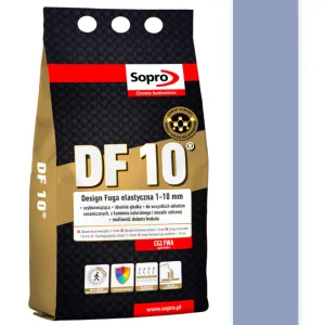 SOPRO DF 10 DESIGN CEMENTOWA FUGA ELASTYCZNA DO SPOIN 1 - 10 MM 2 KG - KOLOR INDUSTRIALNY NIEBIESKI 80