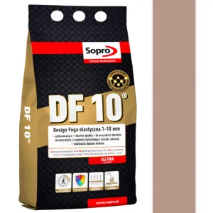 SOPRO DF 10 DESIGN CEMENTOWA FUGA ELASTYCZNA DO SPOIN 1 - 10 MM 2 KG - KOLOR KARMEL 38