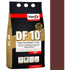 SOPRO DF 10 DESIGN CEMENTOWA FUGA ELASTYCZNA DO SPOIN 1 - 10 MM 2 KG - KOLOR KASZTAN 50