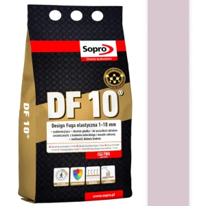 SOPRO DF 10 DESIGN CEMENTOWA FUGA ELASTYCZNA DO SPOIN 1 - 10 MM 2 KG - KOLOR PUDROWY RÓŻ 75