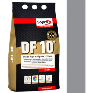 SOPRO DF 10 DESIGN CEMENTOWA FUGA ELASTYCZNA DO SPOIN 1 - 10 MM 2 KG - KOLOR SZARY 15