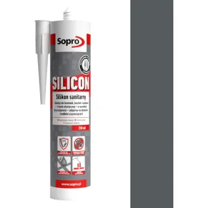 SOPRO SILIKON SANITARNY 310 ML - KOLOR ANTRACYT 66