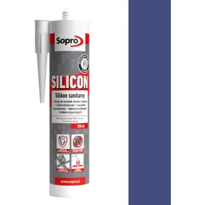 SOPRO SILIKON SANITARNY 310 ML - KOLOR ATRAMENTOWY NIEBIESKI 98