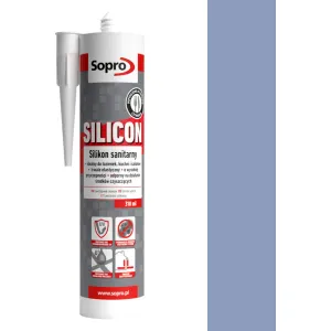 SOPRO SILIKON SANITARNY 310 ML - KOLOR INDUSTRIALNY NIEBIESKI 80