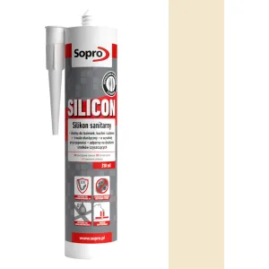 SOPRO SILIKON SANITARNY 310 ML - KOLOR JASNY BEŻ 29