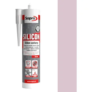 SOPRO SILIKON SANITARNY 310 ML - KOLOR PUDROWY RÓŻ 75