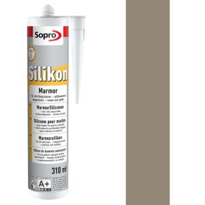 SOPRO SILIKON DO KAMIENI NATURALNYCH MARMORSILIKON 310 ML - KOLOR PIASKOWY SZARY 18