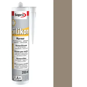 SOPRO SILIKON DO KAMIENI NATURALNYCH MARMORSILIKON 310 ML - KOLOR PIASKOWY SZARY 18