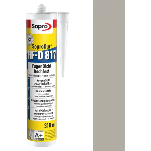 SOPRO FUGA DYLATACYJNA WYSOKOWYTRZYMAŁA SOPRODUR HF-D 817 310 ML - KOLOR SZARY 15