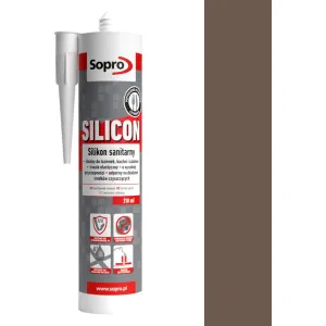 SOPRO SILIKON SANITARNY 310 ML - KOLOR MAHOŃ 55