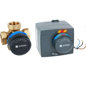 AFRISO ZESTAW - ZAWÓR 4-DR ARV 486 PROCLICK + SIŁOWNIK ARM 343 (3-pkt; DN40; 230 V AC; Rp6/4"; Kvs 24) 1348654